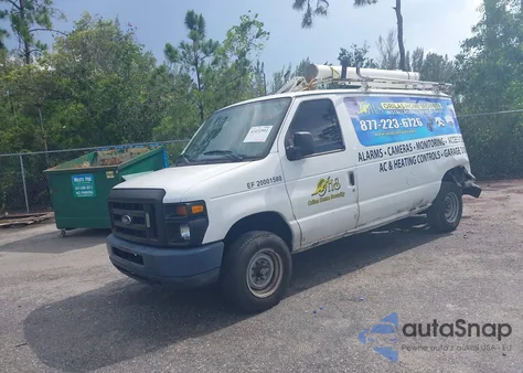 2011 Ford E-150 Commercial z USA, uszkodzony, nr VIN 1FTNE1EW0BDB35484